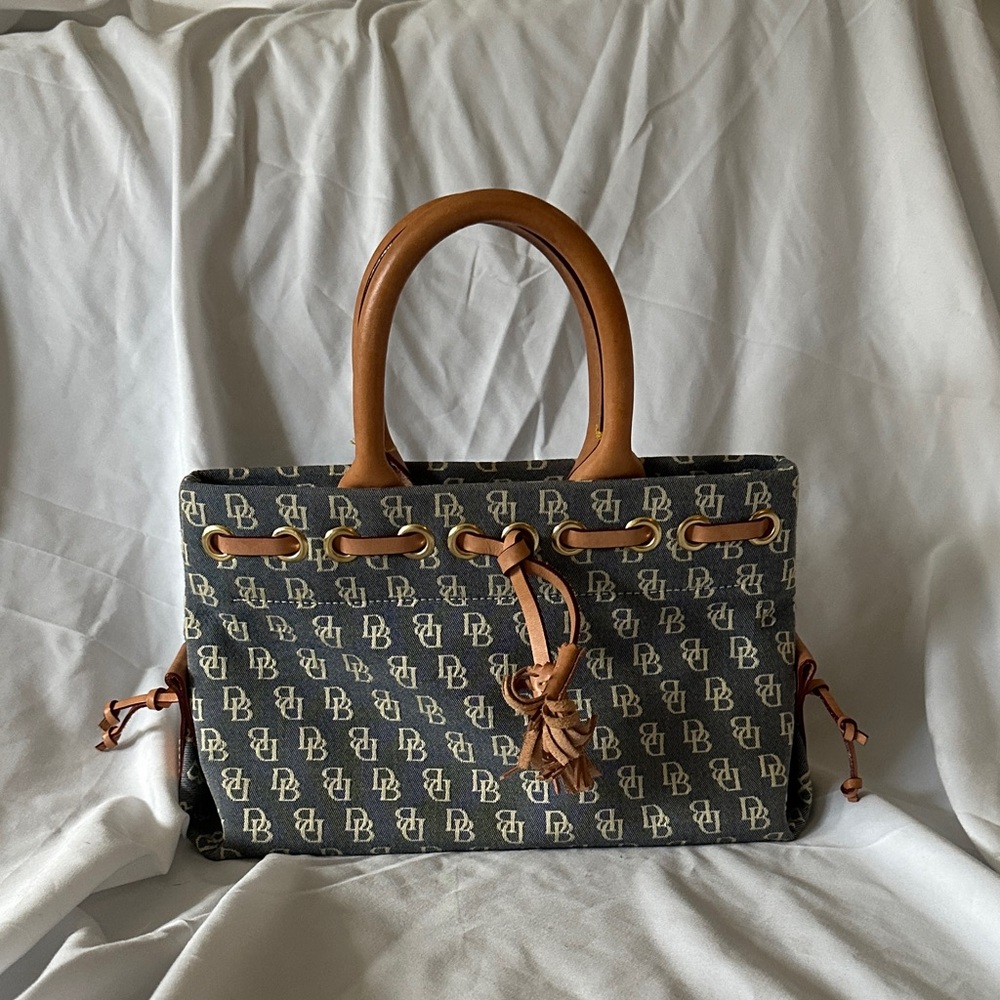 Dooney & Bourke Blue Signature Handbag